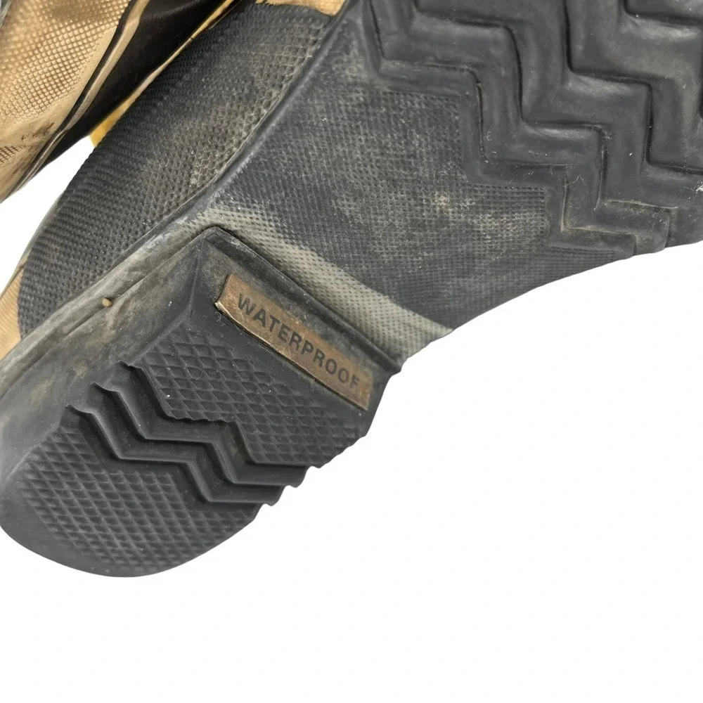 Sorel Boots Sorelli‎ Quilted Wool Green Brown Waterproof Women’s 10